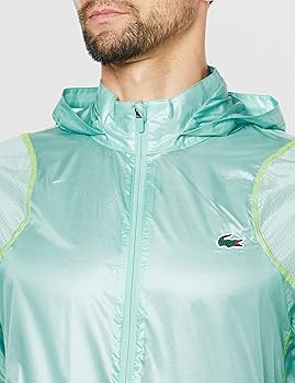 Amazon | [ラコステ] ジャケット リップストップ切り替えテニス